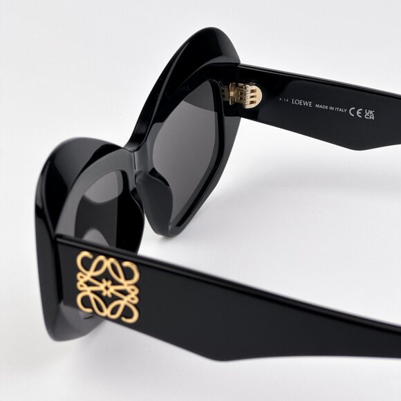 Loewe ANAGRAM LW40128I Sunglasses – Black Cat-Eye Frame | Model LW40128I 01A - Picture 7 of 12
